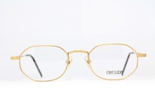MATSUDA 10105 GP Original Vintage Eyeglasses Frame Gold Plated Rare 50-21