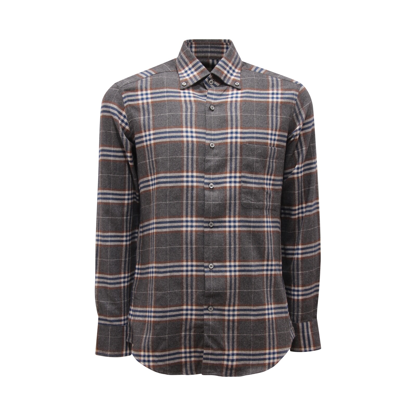 L1284 мужская рубашка camicia flanella uomo BOORDONI MORGANA FLANEL 15190₽