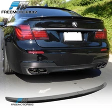 Fits 09-15 BMW F01 7 Series AC Trunk Spoiler Painted #475 Black Sapphire - ABS