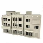 1/64 1/87 1/150 S HO Scale Buildings Train Railway Layout Model House A B C
