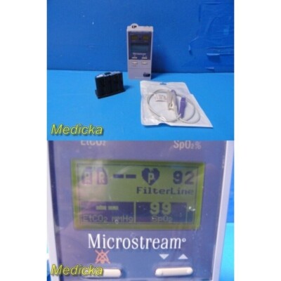 2015 Nellcor N85 Capnograph Monitor W/ SpO2 Sensor ~ 30698