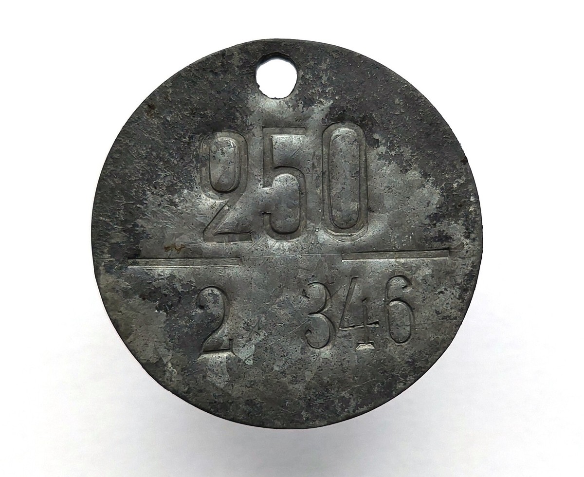 Rare Dog Tag Red Army Russia Soviet Japanese War Battle WWII WW2