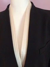 NEW Armani Jacket, black and ivory, size 48