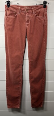 Closed Baker Long - 1921 Cords Leg Pants Women's Sz 27 Western Rodeo Salmon