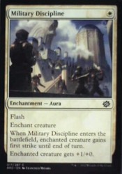 Military Discipline 017/287 Common The Brothers' War MTG