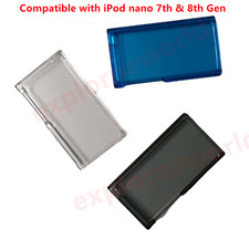 Hard Plastic Crystal Clear Case Cover for Apple iPod nano 7th  8th Generation