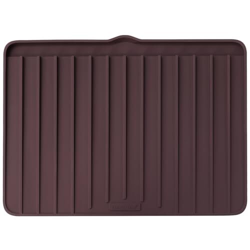 Dish Drying Rack Mat Platinum Silicone Dish Drying Mat For Kitchen Counter Bpa F-image