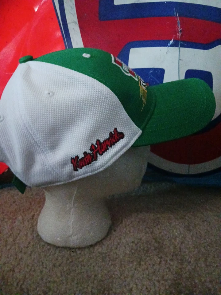 Sombrero fantasma Victory Lane emitido por el equipo Stewart-Haas Racing Hunt Bros NASCAR Harvick Foto 4 de 4