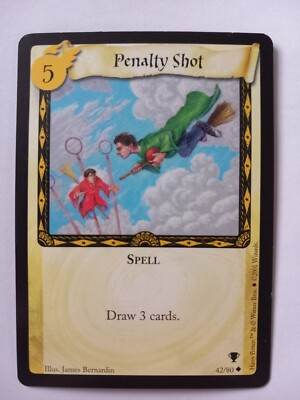 Harry Potter Trading Card Game Quidditch Cup NM 42/80 Penalty Shot
