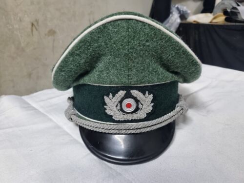 WWII German Army Infantry Officer’s Visor Cap Schirmmütze replica - Picture 1 of 8