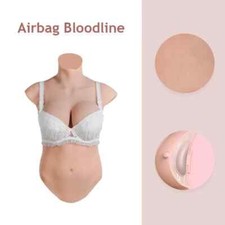 8TH No Oil Breast Forms Repair Belly Breast Silicone Form Half Body Crossdresser