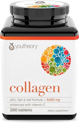 Colageno Hidrolizado en Pastillas Con Vitamina C Para La Piel Uñas Pelo Capsulas