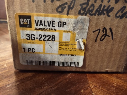 Valvola comando freno Gp originale CAT nuova 3G2228 3G-2228 Caterpillar - Foto 2 di 6