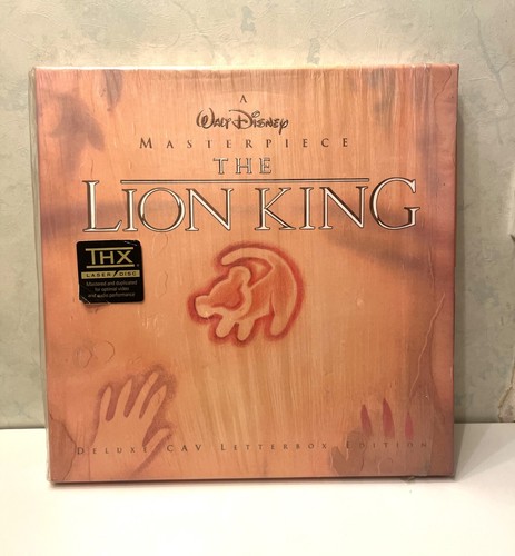 Coffret 4 Laser Disc digital sound Disney Deluxe Cav Letterbox edition Lion King
