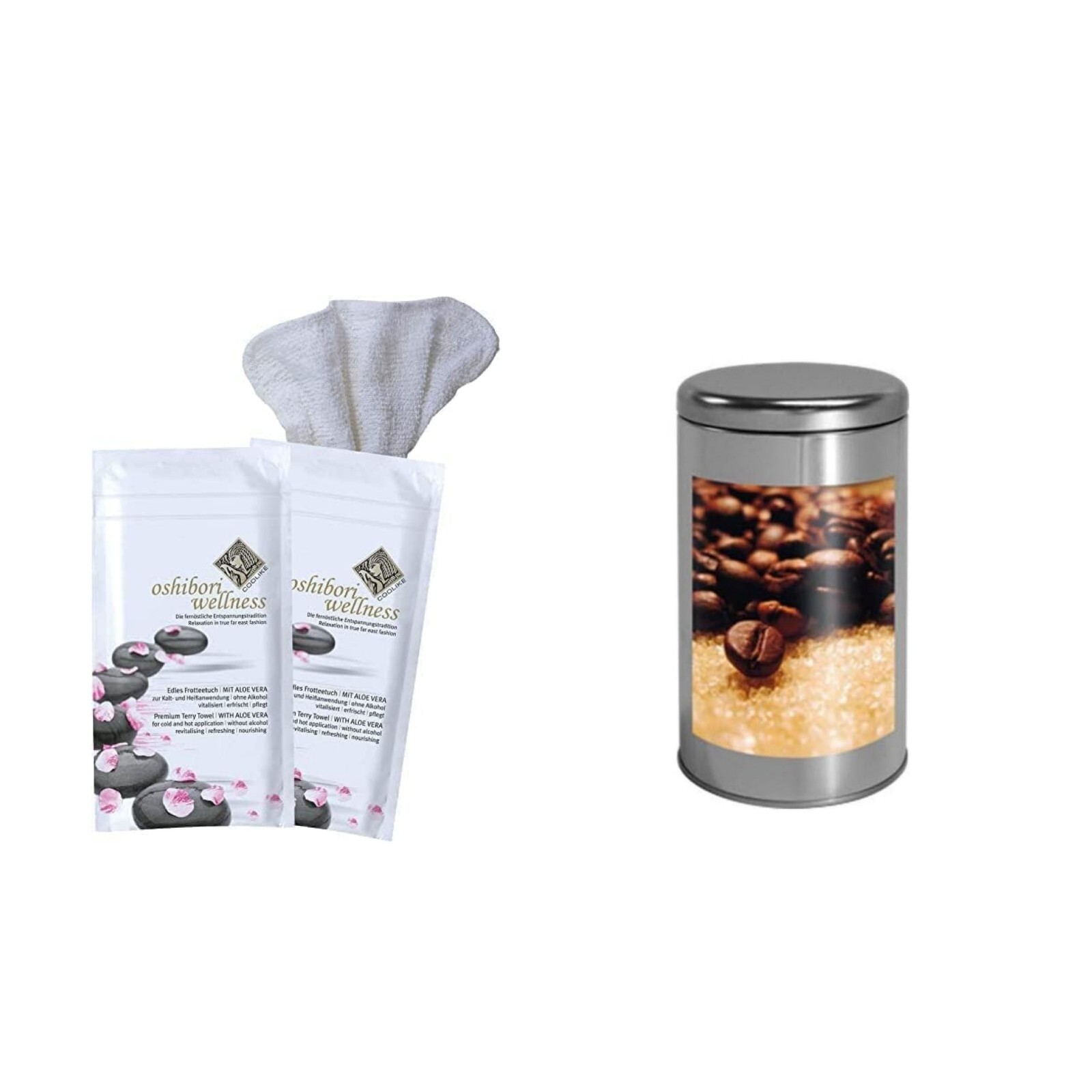 50 x Oshibori Wellnesstücher | Frotteetücher zur Erfrischungstuch