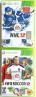 TWO NEW & SEALED XBOX 360 SPORTS GAMES LOT ~ FIFA SOCCER 12 & NHL 12 HOCKEY