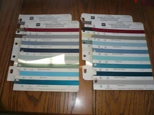 1965 1966 American Motors AMC ACME Color Chip Paint Sample - 2 Years 1 Price