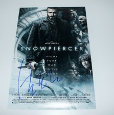DIRECTOR BONG JOON HO SIGNED 'SNOWPIERCER' 12x18 MOVIE POSTER COA PROOF PARASITE