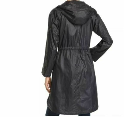 Raincoat Eileen Fisher Hooded Long Anorak Jacket Eileen Fisher