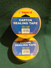 2 ROLLS/CLEAR "Tape-it" Shipping/Pkg TAPE 1.89" 110 yds NEW