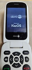Used Doro DFC-0180 Flip Phone - Black Consumer Cellular 