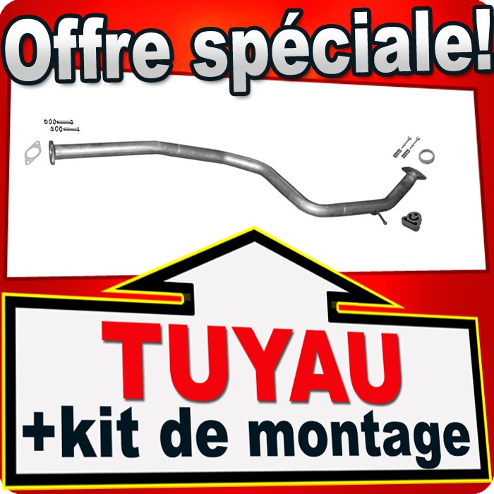 Tuyau d'échappement pour Mazda 5 2.0 CiTD 2005-2010 en acier rigide