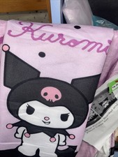 Sanrio Kuromi Fleece Blanket and Pillow case set-New in Package