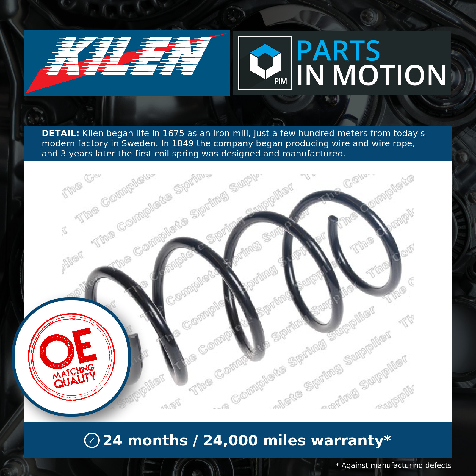 SUSPENSION SPRING 4056910 FOR MERCEDES-BENZ M 270.920 2.0L OM 651.930 2.1L 4cyl - Image 6