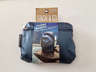 Streamline Stash And Go Foldable Backpack 11.5''x15''x3.5'' Blue