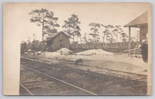 RPPC Ocala FL GF&A RR Turpentine Camp FL Memory Collection 1901 Postcard AK11