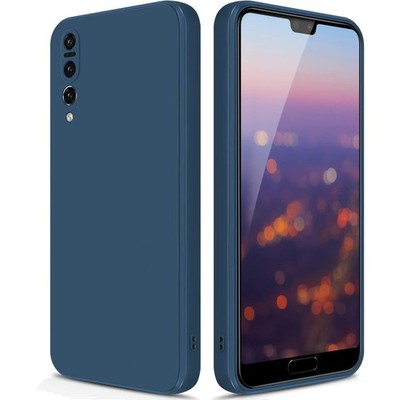 Schutzhülle für HUAWEI P20 Pro, Flüssigsilikon, Blau, Allround-Schutz, Kratzfest