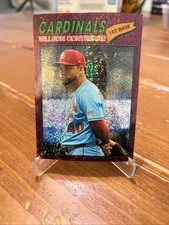 2026 Topps Heritage Wilson Contreras #156 Burgundy Sparkle