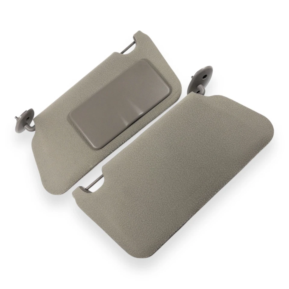 Pontiac Grand Am 2000-2005 par de parasoles laterales para conductor y pasajero tela gris Foto 2 de 4