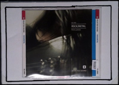 SELECTED SOUND SEL 6052 pter j. jordan rock/metal EX/EX (CD, Production Music)