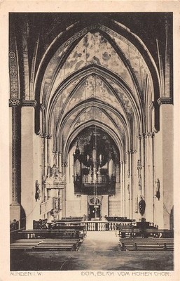 860200) AK Dom Minden - Blick vom Hohen Chor 