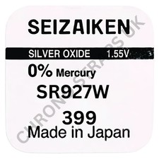Seizaiken 399 / SR927W Silver Oxide Watch Battery