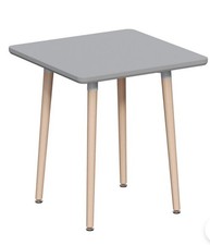 Vida Designs Batley 2 Seater Square Dining Table Grey
