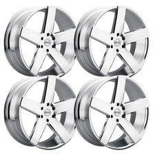 Set-4 Heavy Hitters Hh15 24x10 6x135 30mm Chrome Wheels Rims 24 Inch
