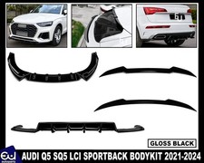 FÜR AUDI Q5 SQ5 SPORTBACK LCI BODYKIT FRONT SPLITTER HECKDIFFUSOR 2021-2024