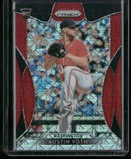 2019 Panini Prizm #265 Austin Voth Red Mojo Prizm #/299