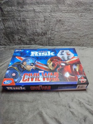 2016 ''Risiko'' Captain America Bürgerkrieg Marvel Brettspiel von Hasbro - sehr guter Zustand vollständig 