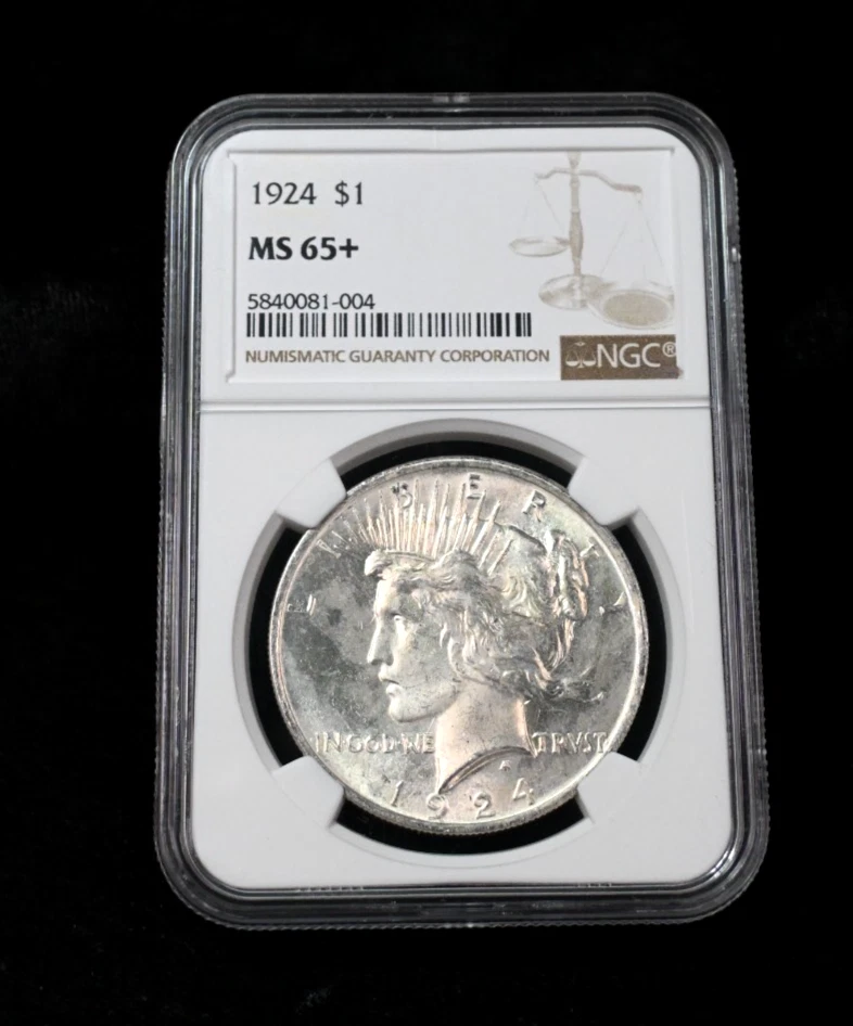 MS 65 Graded 1924 Year Peace Dollars (1921-1935) for sale | eBay