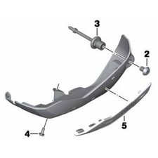 Original BMW R1200RT Motorrad  77 14 8 544 489 - Head protect Screw