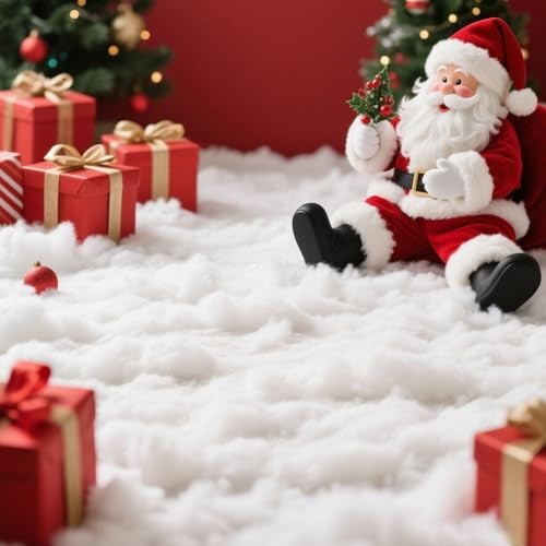 Christmas Fake Snow Decoration,7 Oz(1 Bag) White Artificial Snow 7.05 Oz/ 200 G