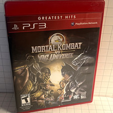 WB Games Mortal Kombat vs. DC Universe - PS3 Fighting Game T 2009 w/ Manual