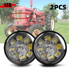 Fits David Brown 1400 1410 1412 Case IH 574 674 LED Sealed Hi-Lo Beam Headlights