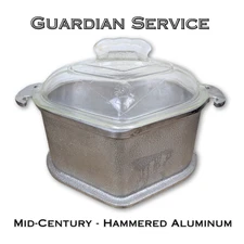 VTG Guardian Service Roaster Dutch Oven 2qt Hammered Aluminum Triangular  w/Lid 