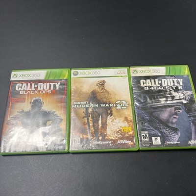 Call of duty  Xbox 360 bundle CoD  black ops, CoD modern warfare 2