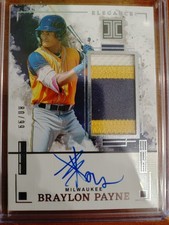 2025 Impeccable Elégance Jersey Autographs Brewers Braylon Payne #EJA-BP 80/99