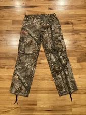Realtree Xtra Camo Cargo Pants Hunting Camouflage Womens Tag Large Fits 36 x 32